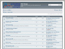 Tablet Screenshot of forum.embeddedcc.com